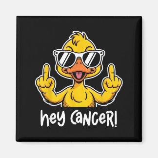 Cancer F U Sungles Duck Flipng The Bird F ck Magnet