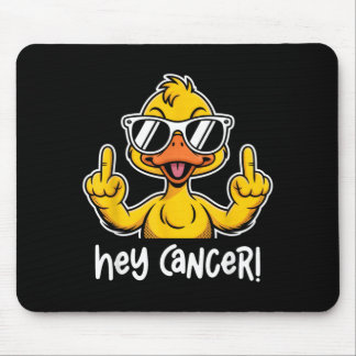 Cancer F U Sungles Duck Flipng The Bird F ck Mouse Pad