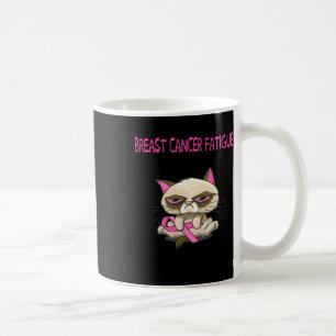 Cancer Fatigue Cat Coffee Mug