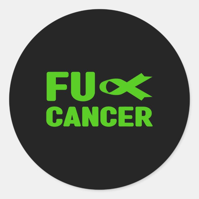 Cancer - Fck Bile Duct Cancer Awareness 3  Classic Round Sticker (Front)