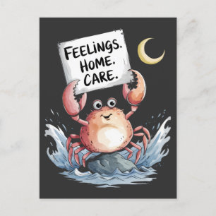 Cancer: Feelings, Home, Care Postcard
