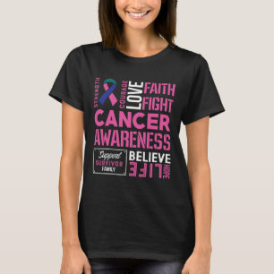 Cancer Fight Cancer Ribbon 11 T-Shirt