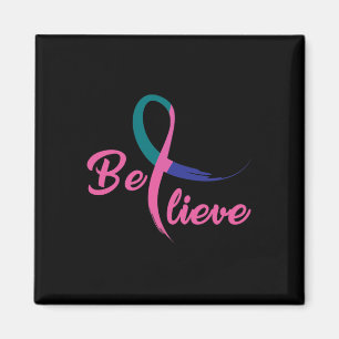 Cancer Fight Cancer Ribbon 14 Magnet