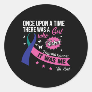 Cancer Fight Cancer Ribbon 1 Classic Round Sticker