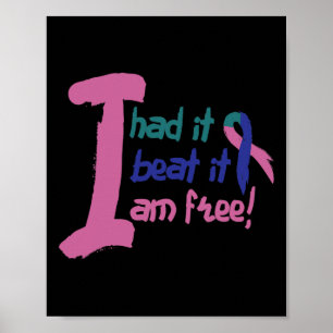Cancer Fight Cancer Ribbon 4 Poster