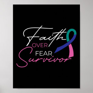 Cancer Fight Cancer Ribbon  Poster