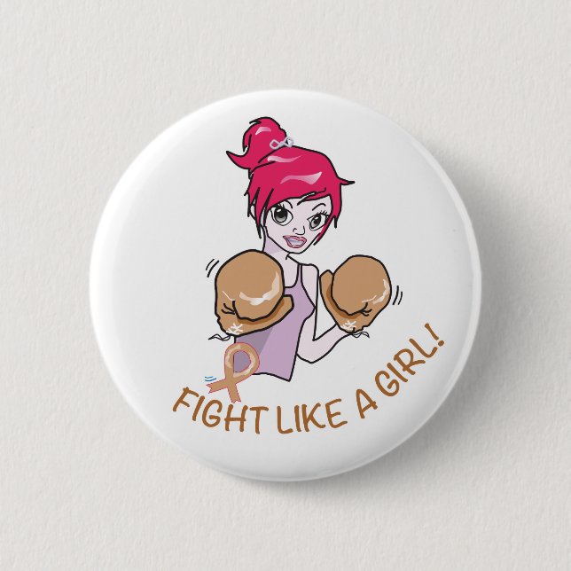 CANCER FIGHT-CHILDHOOD 6 CM ROUND BADGE (Front)