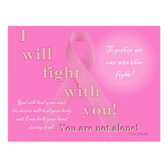 Cancer Fight Postcard