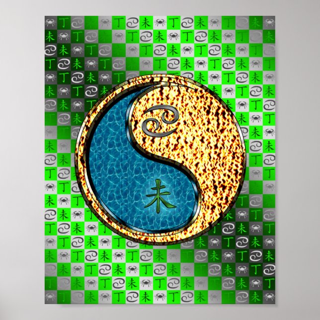 Cancer & Fire Goat Poster (Front)