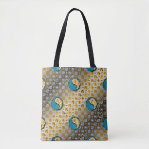 Cancer & Fire Horse Tote Bag