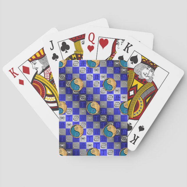 Cancer & Fire Ox Playing Cards (Back)