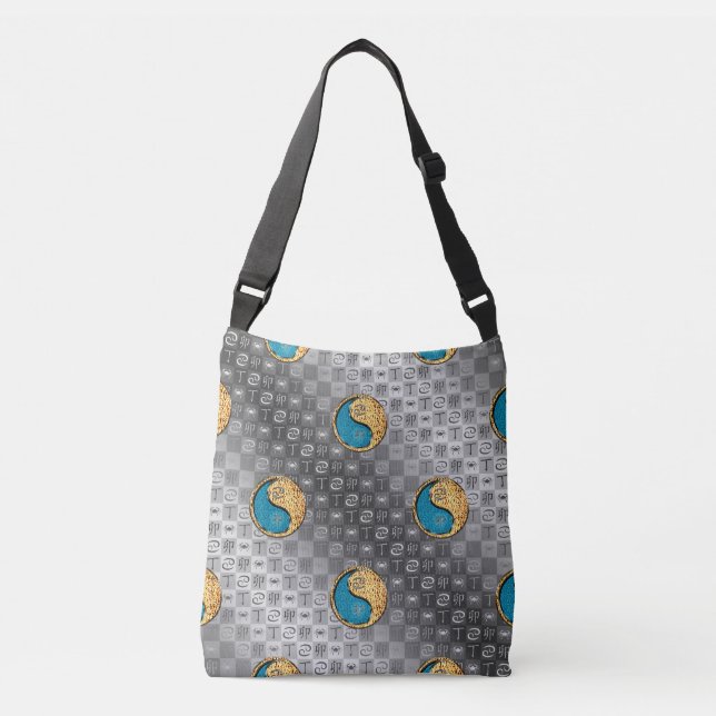 Cancer & Fire Rabbit Crossbody Bag (Front)