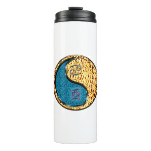 Cancer & Fire Rooster Thermal Tumbler
