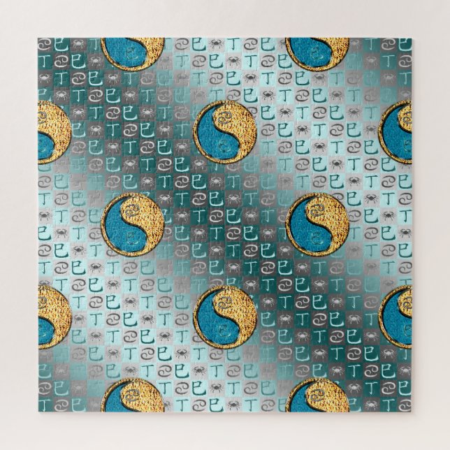 Cancer & Fire Snake Jigsaw Puzzle (Vertical)