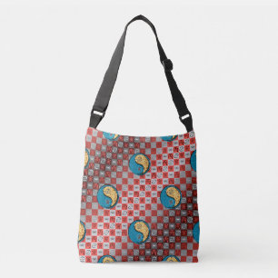 Cancer & Fire Tiger Crossbody Bag