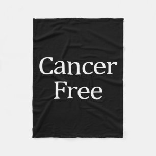 Cancer Free - Fleece Blanket