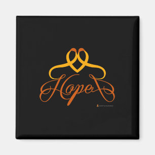 Cancer Free Leukaemia Awareness Think Orange Hope Magnet