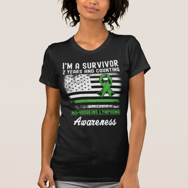 Cancer Free Non Hodgkins Lymphoma Survivor T-Shirt (Front)