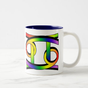 Cancer & Gemini GLBT Two-Tone Coffee Mug