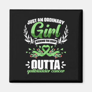 Cancer Girl Bile Duct Cancer Gallbladder Cancer  Magnet