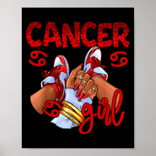 Cancer Girl Birthday Women Sneakers Zodiac Sign