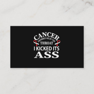 Cancer Grabbed Me By The Throat I Kicked Its Business Card