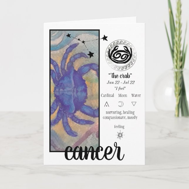 Cancer Greeting Card (Front)
