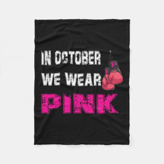 Cancer Halloween  Fleece Blanket (Front)