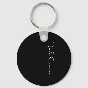 Cancer hate cancer breast cancer awareness key ring