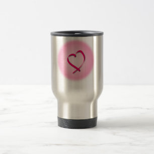 Cancer Heart Travel Mug