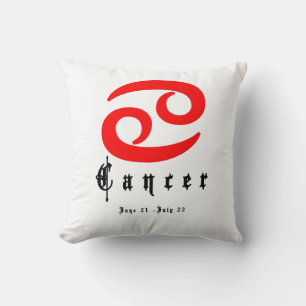 Cancer, Horoscope, zodiac, astrology Cushion