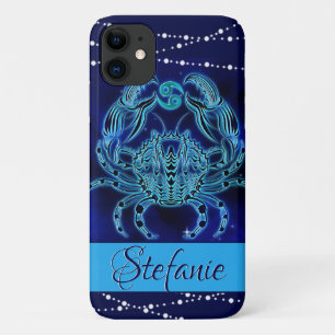 Cancer in Dark Blue Case-Mate iPhone Case