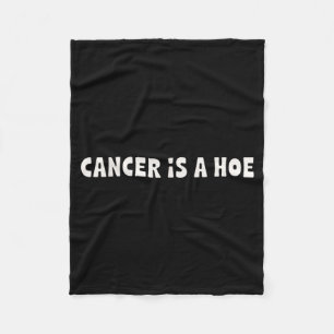 Cancer is a Funny Sarcastic Breast Cancer Humour 3 Fleece Blanket