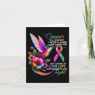 Cancer Is A Journey I Never Planned Or Asked Breas Card