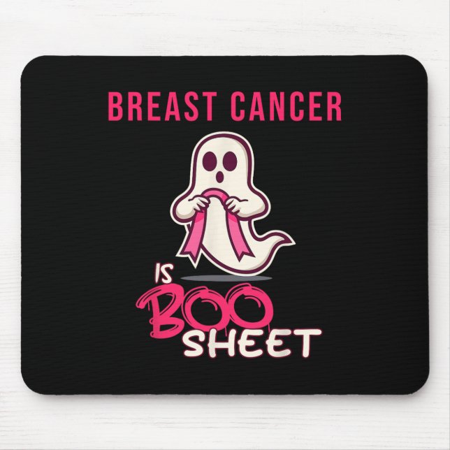 Cancer Is Boo Sheet Awareness Month  Mouse Pad (Front)