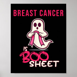 Cancer Is Boo Sheet Awareness Month  Poster