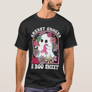 Cancer Is Boo Sheet Breast Cancer Warrior Hallowee T-Shirt