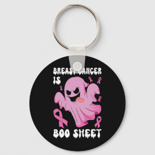 Cancer Is Boo Sheet Halloween Breast Cancer Awaren Key Ring