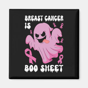 Cancer Is Boo Sheet Halloween Breast Cancer Awaren Magnet