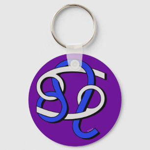 Cancer & Leo GyB Key Ring