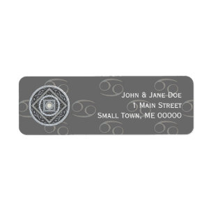 Cancer Mandala Address Label Return Address Label