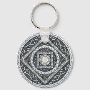 Cancer Mandala Keychain
