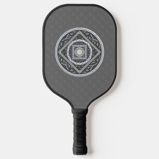 Cancer Mandala Pickleball Paddle (Front)