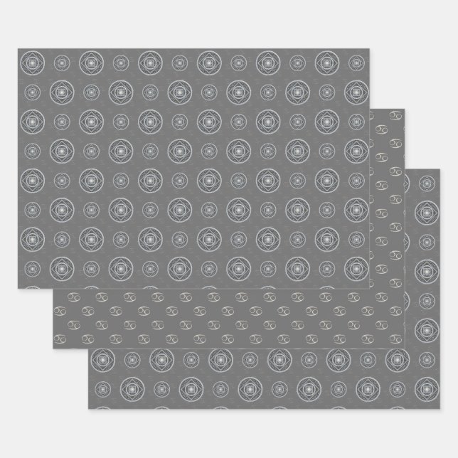 Cancer Mandala Wrapping Paper Set (Set)