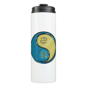 Cancer & Metal Dragon Thermal Tumbler
