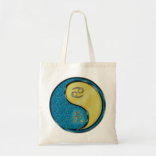 Cancer & Metal Dragon Tote Bag