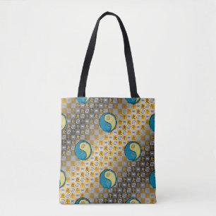 Cancer & Metal Horse Tote Bag