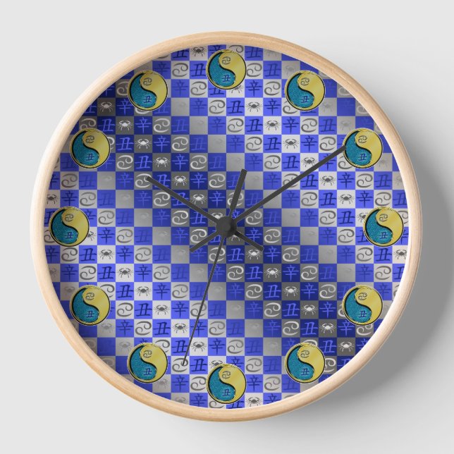 Cancer & Metal Ox Clock (Front)