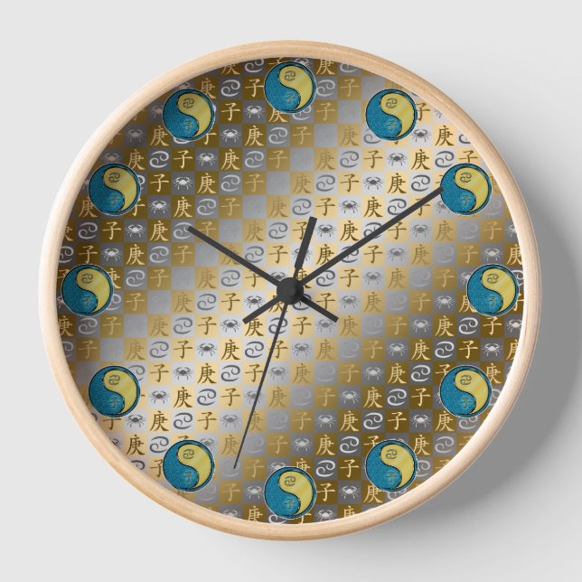 Cancer & Metal Rat Clock (Front)