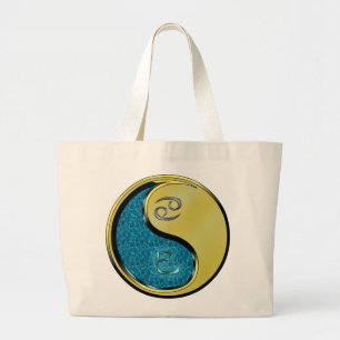 Cancer & Metal Snake Large Tote Bag